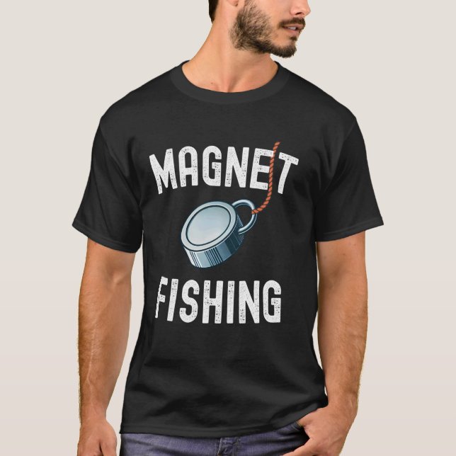 Camiseta Pesca Magnética Hobby Antigo (Frente)