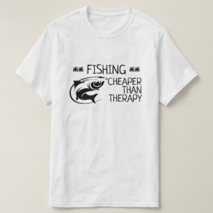 Camiseta "PESCA: Mais barato que terapia"