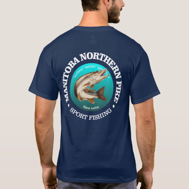 Camiseta Pesca Manitoba Pike (Verso)