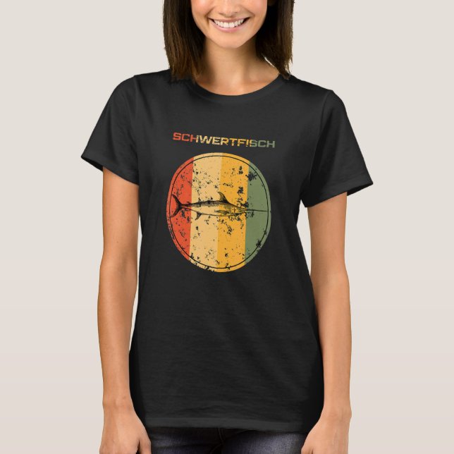 Camiseta Pesca marítima Espada Peixe Costume Equipamento De (Frente)