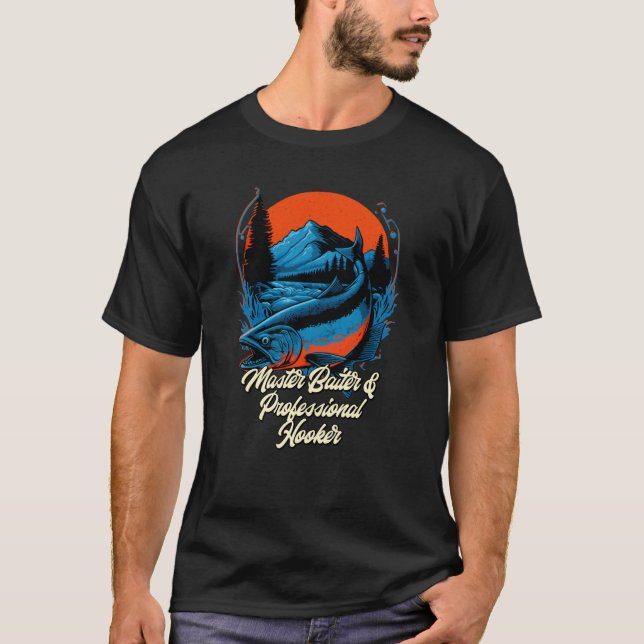 Camiseta Pesca Master Baiter Professional Fisher (Frente)