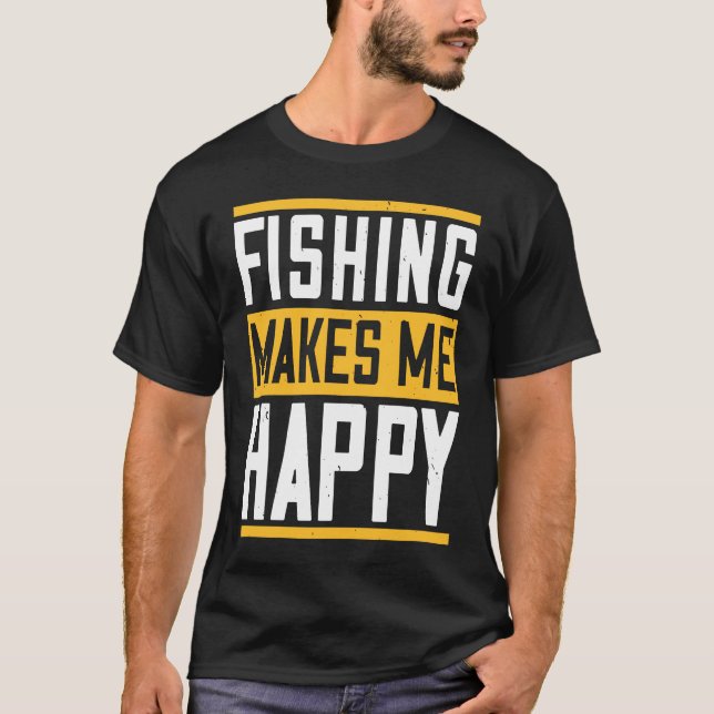 Camiseta Pesca me deixa feliz (Frente)