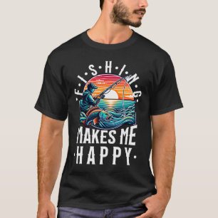 Camiseta Pesca me deixa feliz