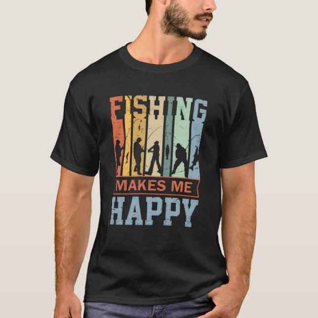 Camiseta Pesca me deixa feliz (Frente)