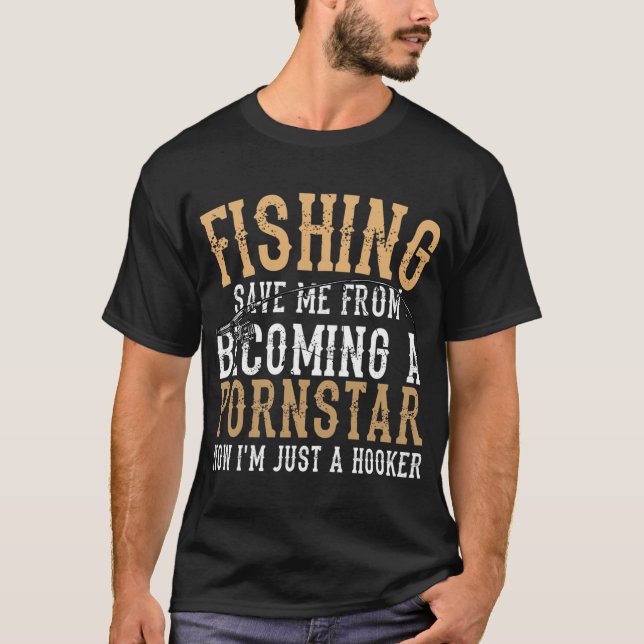 Camiseta pesca me salva (Frente)