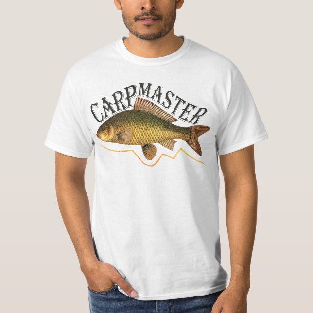 Camiseta Pesca-mestre da carpa (Frente)