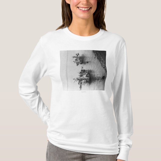 Camiseta Pesca no canal grande na Soo-comida China (Frente)