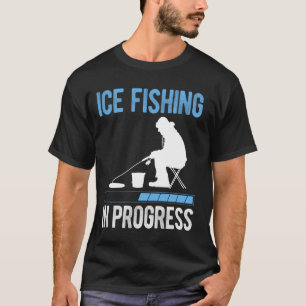 Camiseta Pesca no Gelo em Andamento