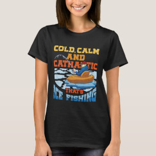 Camiseta Pesca no Gelo Fria Calma e Catártica