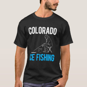 Camiseta Pesca no gelo no Colorado