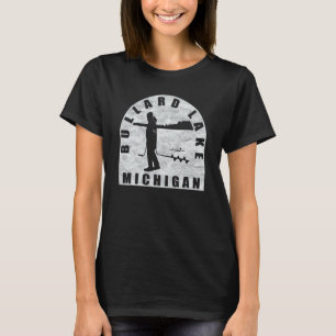 Camiseta Pesca no Gelo no Lago Bullard Michigan