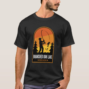 Camiseta Pesca no Lago Branched Oak Nebraska