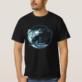 Camiseta Pesca - “O Negócio Real” Pescador Personalizável
