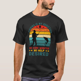 Camiseta Pesca Pegando Peixe Vara de Pescar