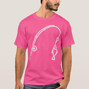 Camiseta Pesca Peixes Capturas Peixes Lago Rod Angler Pesca