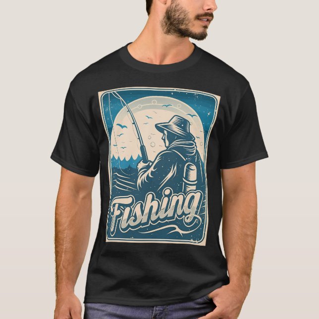 Camiseta Pesca - Pescador (Frente)