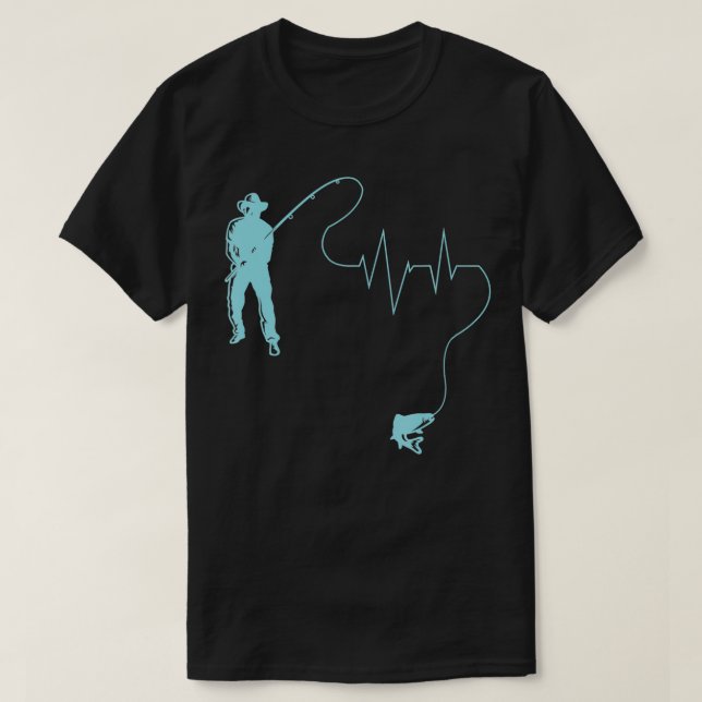 Camiseta Pesca Pescador Peixes Arrefecendo Palangre (Frente do Design)