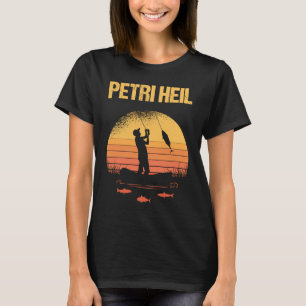 Camiseta Pesca Petri Heil Motif Como Fischer Pescador Sayi