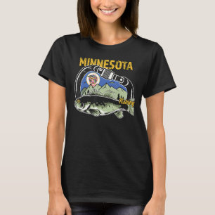 Camiseta Pesca Retro Carabiner Michigan