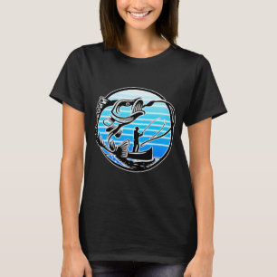 Camiseta Pesca retrô de atum