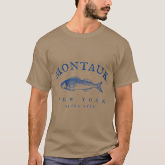 Camiseta Pesca Retro Montauk New York