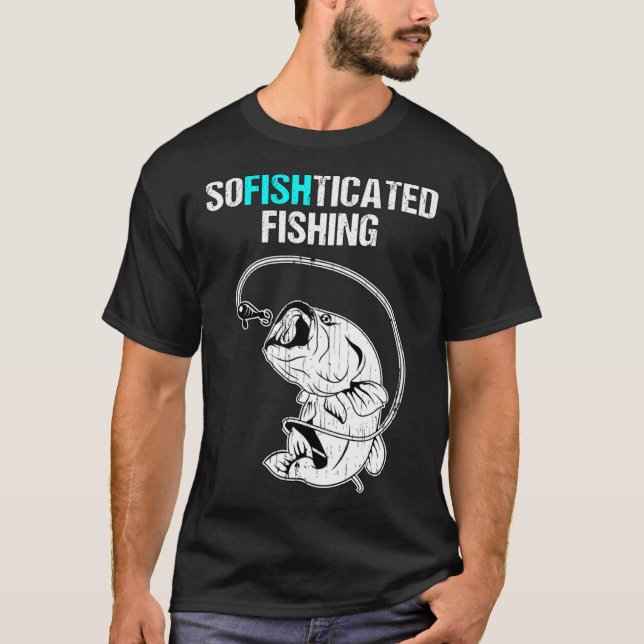 Camiseta Pesca Sofisticada Pesca Pesca Pesca (Frente)