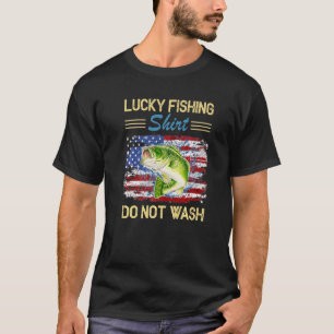 Camiseta Pesca Sortuda Não Lavar Amo Pescar