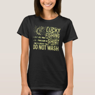 Camiseta Pesca Sortuda Não Lavar Melhor Pescador de Todos o