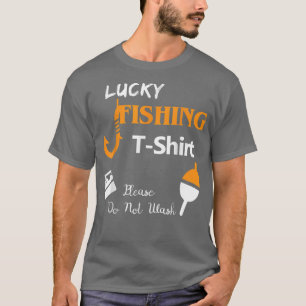 Camiseta Pesca Sortuda Não Lavar O Sobremesão De Pesca Da V