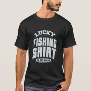 Camiseta Pesca Sortuda - Pescaristas Engraçados Pais Da