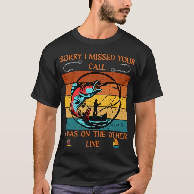 Camiseta Pesca vs Trabalho (Frente)