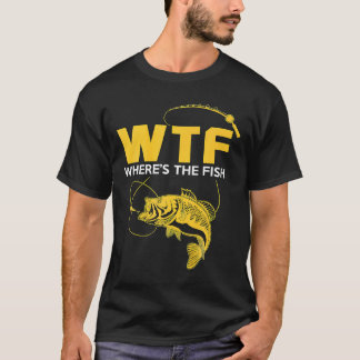 Camiseta Pesca Wtf Onde Está O Peixe