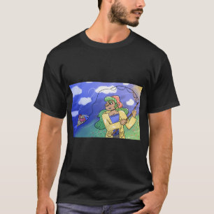 Camiseta Pescado com chapéu