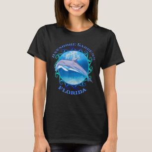 Camiseta Pescado do Jardim Bayshore Flórida Golfinho Souven