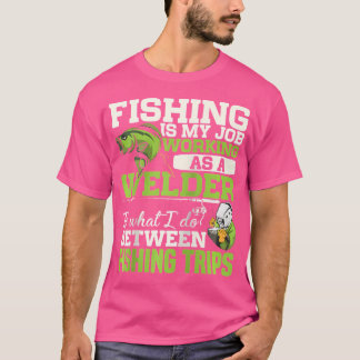 Camiseta Pescado Engraçado Pescador Soldador Pai
