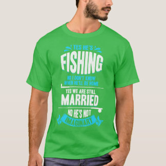 Camiseta Pescado Engraçado Pescadores Esposa Presente