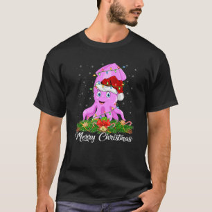 Camiseta Pescado Lulas Passando no Quadrado de Santa Hat Ch