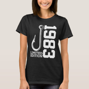 CAMISETA PESCADOR ANIVERSÁRIO DE 42 ANOS EDIÇÃO LIMITADA DE