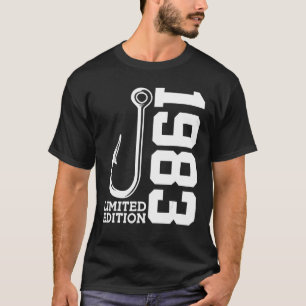 CAMISETA PESCADOR ANIVERSÁRIO DE 42 ANOS PESCA EDIÇÃO LIMIT