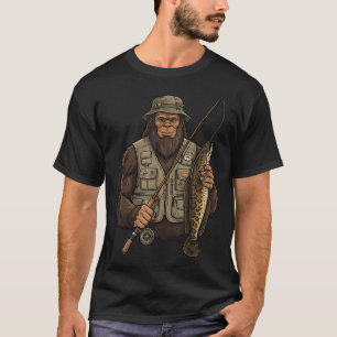 Camiseta Pescador Bigfoot Cabeça de Cobra