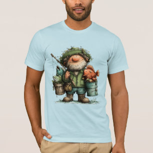 Camiseta Pescador Caprichoso Dia Preguiçoso Pescaria