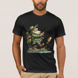 Camiseta Pescador Caprichoso Dia Preguiçoso Pescaria