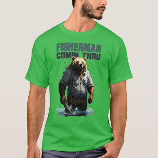 Camiseta Pescador Comin Thru Kodiak Bear