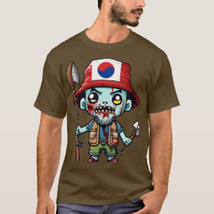 Camiseta Pescador Coreano Zombie