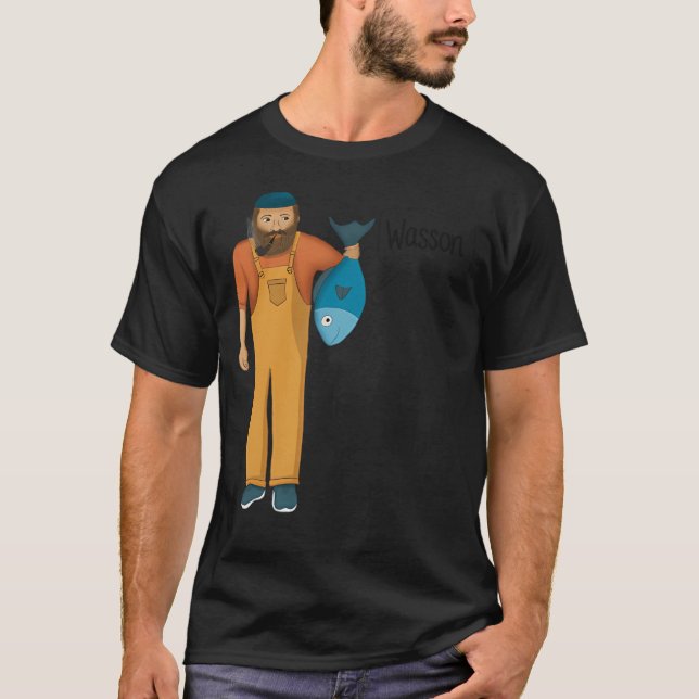 Camiseta Pescador Cornish de Wasson (Frente)