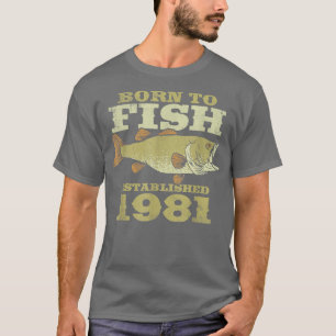 Camiseta Pescador De 41 Anos Os Melhores Pescadores São Nas