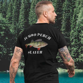 Camiseta Pescador de Anglas de Pesca Jumbo Perch