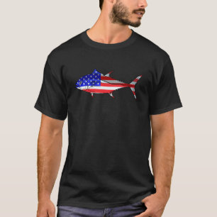 Camiseta Pescador de Atum Pescador Pescador de Água Salgada