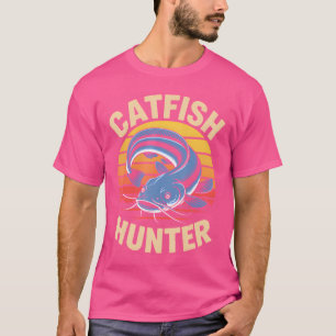 Camiseta Pescador de Bagre Pescaria ao Pôr do Sol