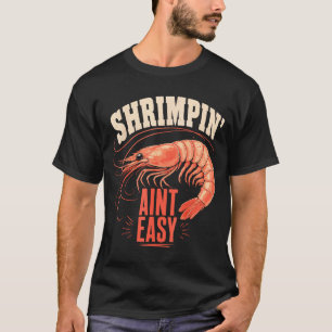 Camiseta Pescador de camarão pesca costeira de camarão